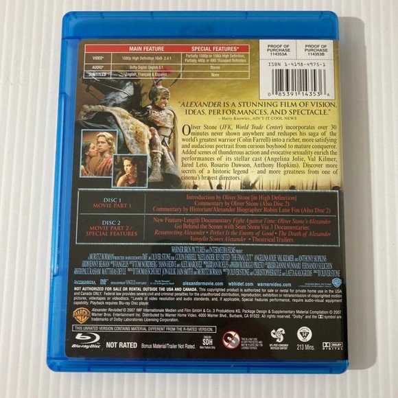 Alexander Revisited: Final Cut (Blu-ray Disc, 2007, 2-Disc Set) - Picture 4 of 4